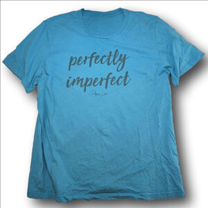 Women's Piper Lou Blue Perfectly Imperfect Short Sleeve Tee 2XL